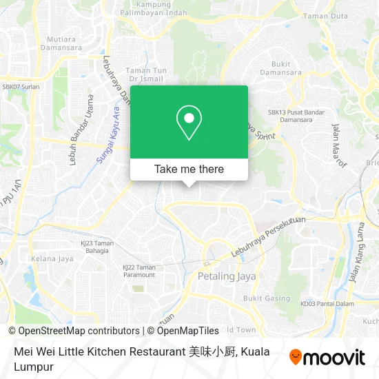 Mei Wei Little Kitchen Restaurant 美味小厨 map