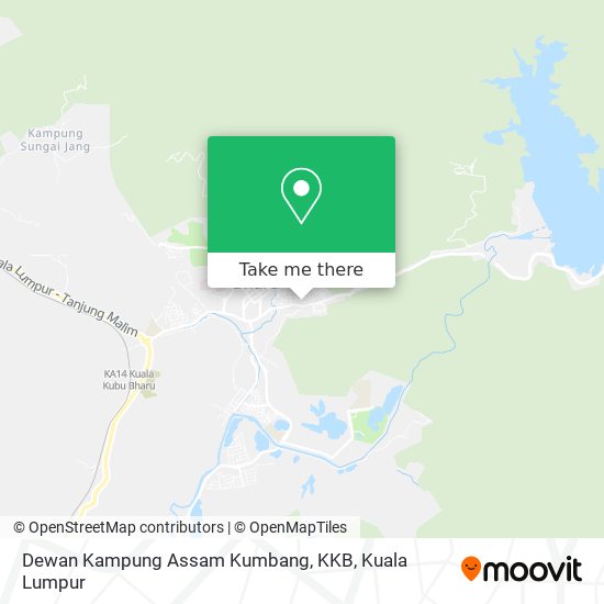 Dewan Kampung Assam Kumbang, KKB map