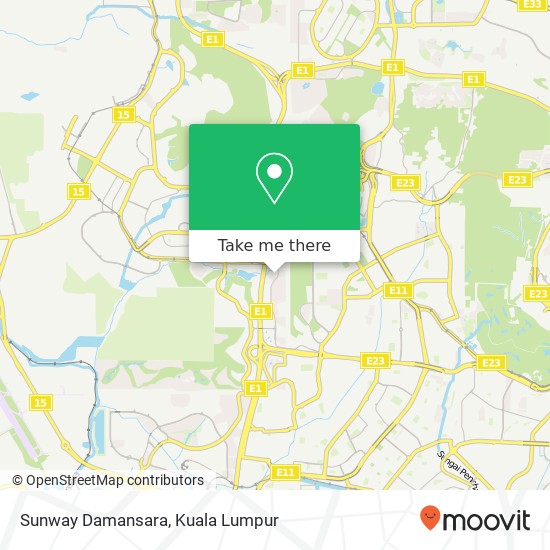Peta Sunway Damansara