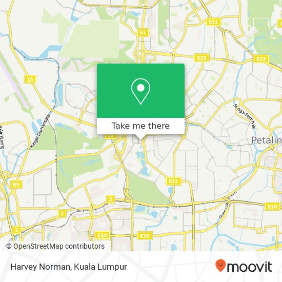 Harvey Norman map