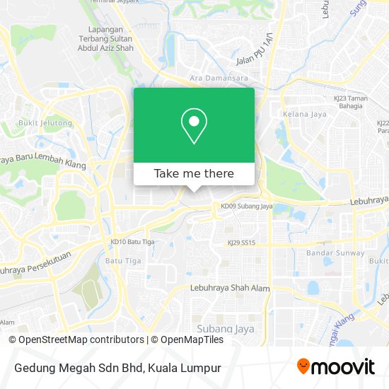 Gedung Megah Sdn Bhd map