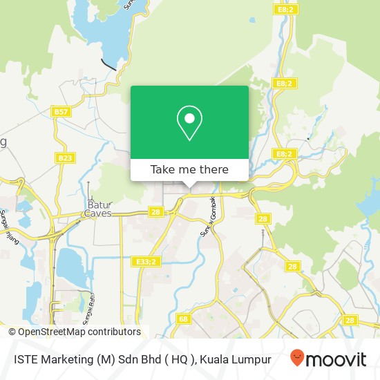 ISTE Marketing (M) Sdn Bhd ( HQ ) map