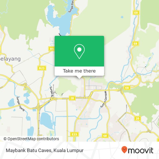 Maybank Batu Caves map
