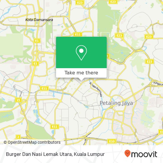 Burger Dan Nasi Lemak Utara map