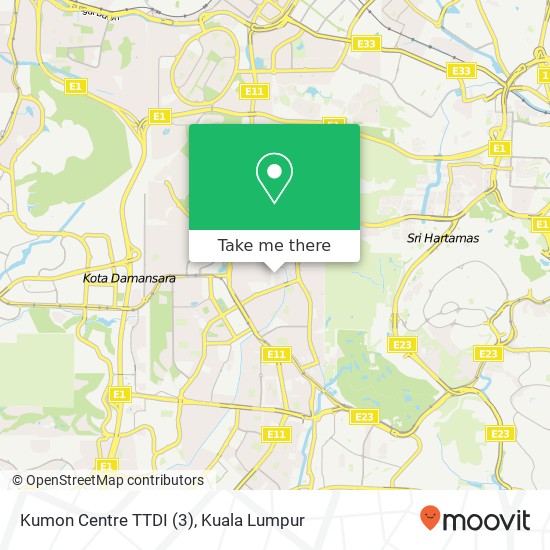 Kumon Centre TTDI (3) map