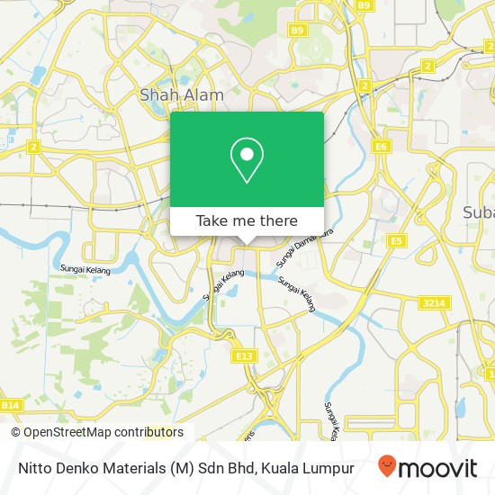 Nitto Denko Materials (M) Sdn Bhd map