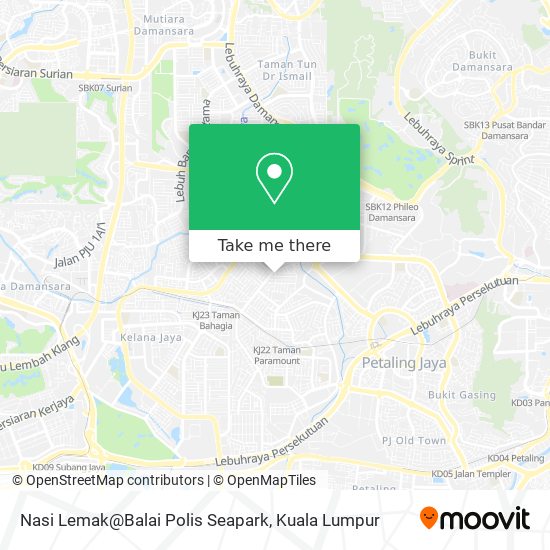 Peta Nasi Lemak@Balai Polis Seapark