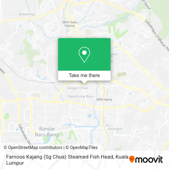 Famous Kajang (Sg Chua) Steamed Fish Head map
