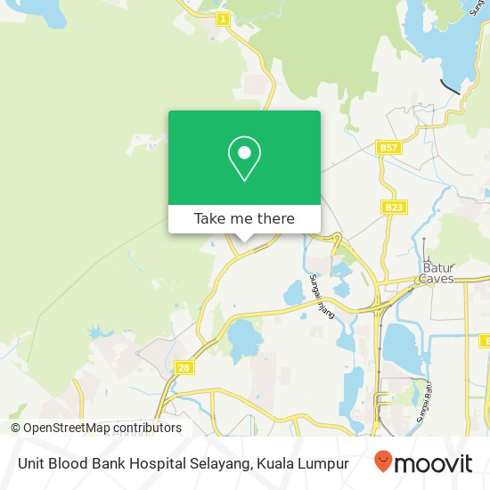 Peta Unit Blood Bank Hospital Selayang