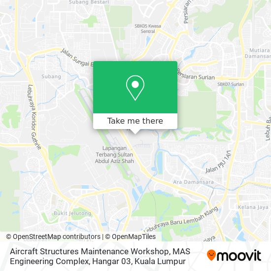 Aircraft Structures Maintenance Workshop, MAS Engineering Complex, Hangar 03 map