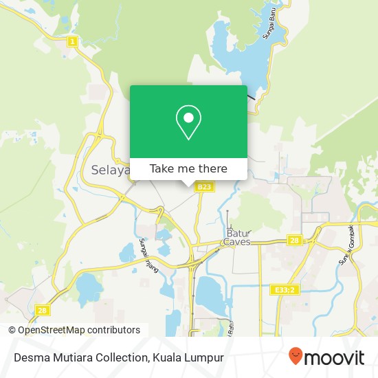 Desma Mutiara Collection map