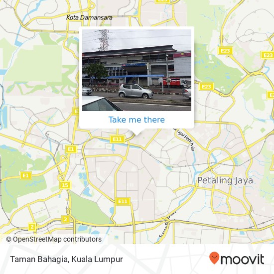 Taman Bahagia map