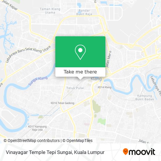 Vinayagar Temple Tepi Sungai map