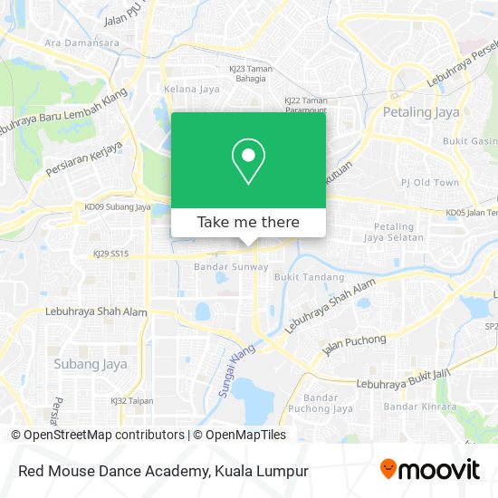 Red Mouse Dance Academy map