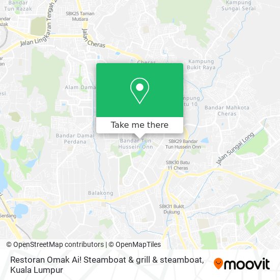 Restoran Omak Ai! Steamboat & grill & steamboat map