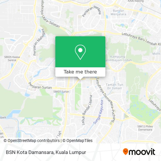 BSN Kota Damansara map