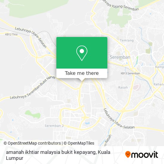 amanah ikhtiar malaysia bukit kepayang map