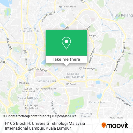 H105 Block H, Universiti Teknologi Malaysia International Campus map