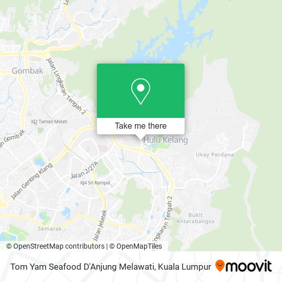 Tom Yam Seafood D'Anjung Melawati map