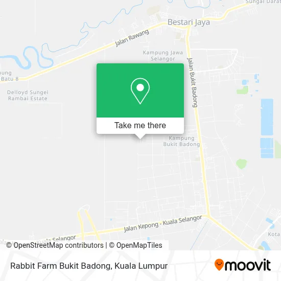 Rabbit Farm Bukit Badong map