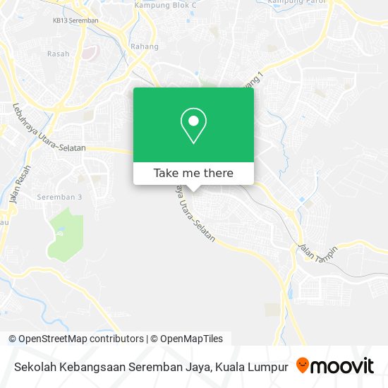 Peta Sekolah Kebangsaan Seremban Jaya