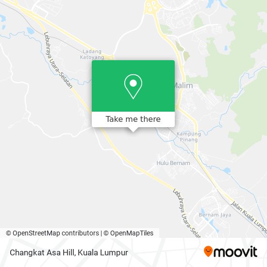 Peta Changkat Asa Hill