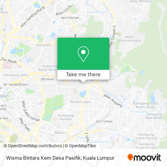 Wisma Bintara Kem Desa Pasifik map