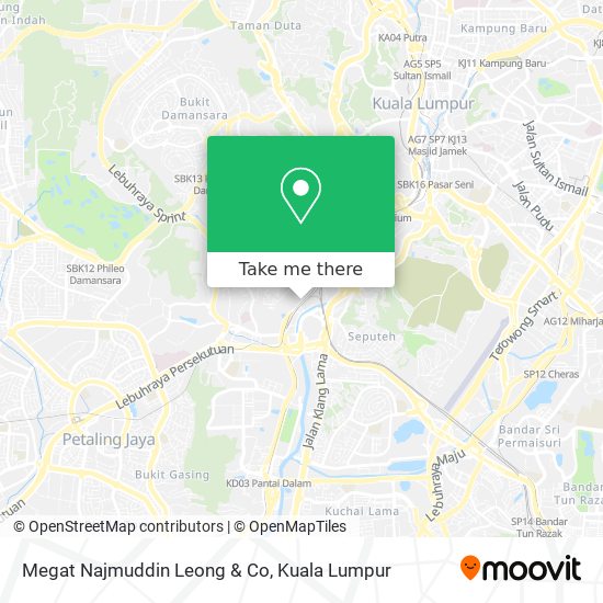 Megat Najmuddin Leong & Co map