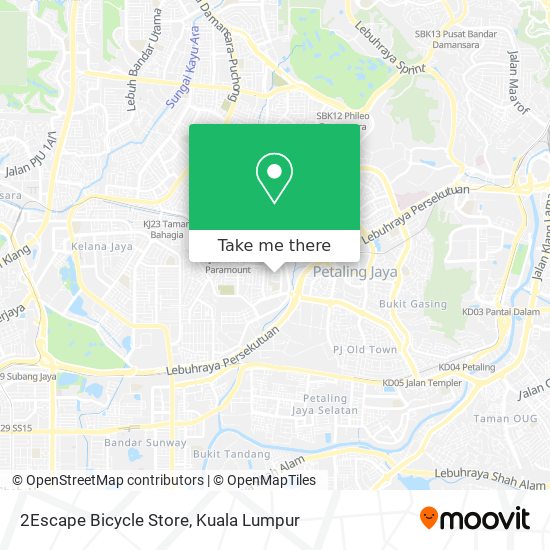 2Escape Bicycle Store map