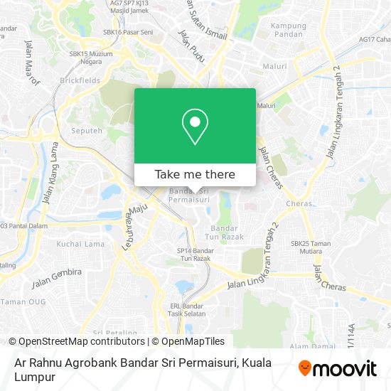 Ar Rahnu Agrobank Bandar Sri Permaisuri map