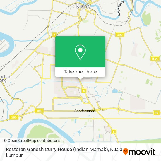 Peta Restoran Ganesh Curry House (Indian Mamak)