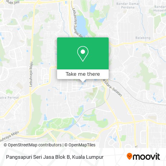 Pangsapuri Seri Jasa Blok B map