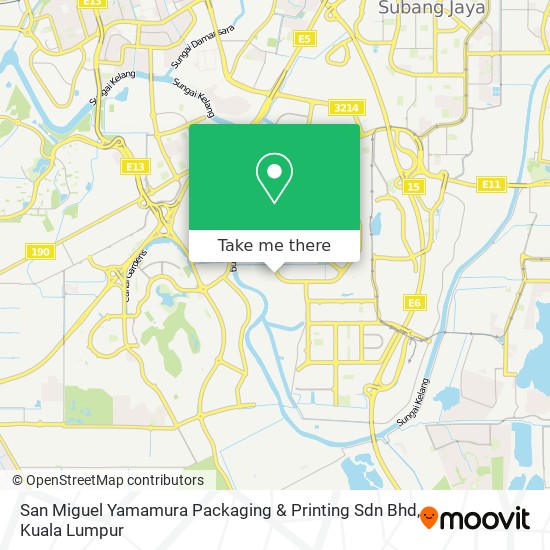 Peta San Miguel Yamamura Packaging & Printing Sdn Bhd