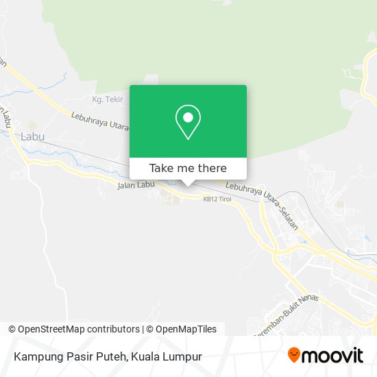 Kampung Pasir Puteh map