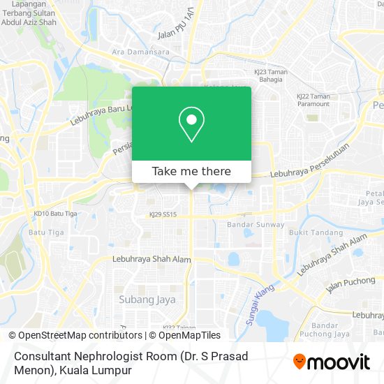 How To Get To Consultant Nephrologist Room Dr S Prasad Menon In Petaling Jaya By Bus Mrt Lrt Or Train Moovit
