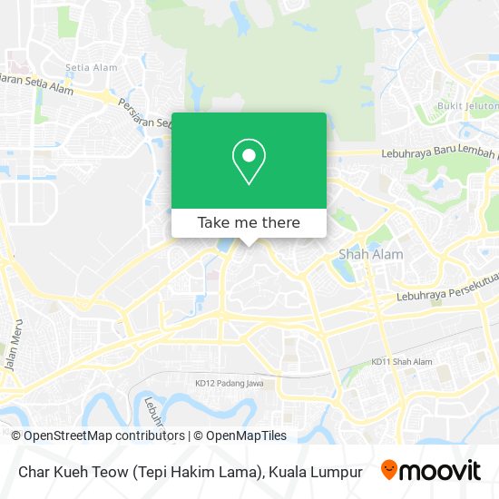 Char Kueh Teow (Tepi Hakim Lama) map