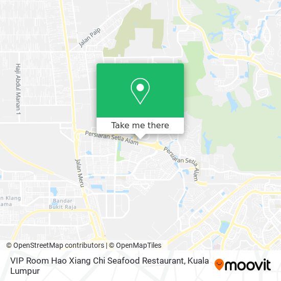 VIP Room Hao Xiang Chi Seafood Restaurant map