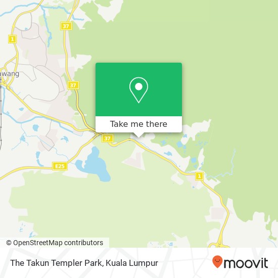 The Takun Templer Park map