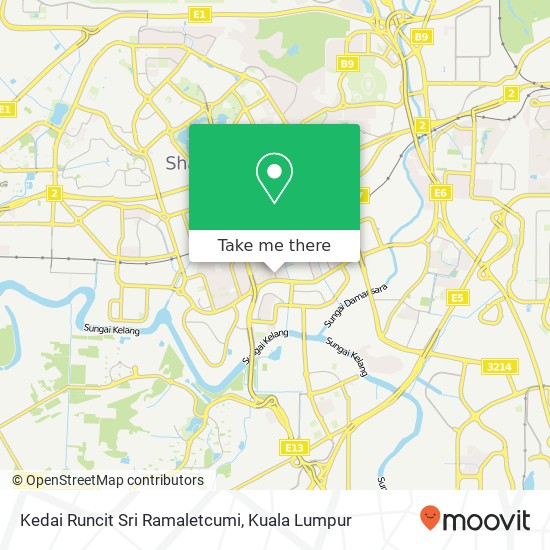 Peta Kedai Runcit Sri Ramaletcumi