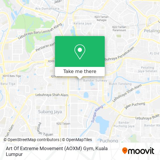 Art Of Extreme Movement (AOXM) Gym map