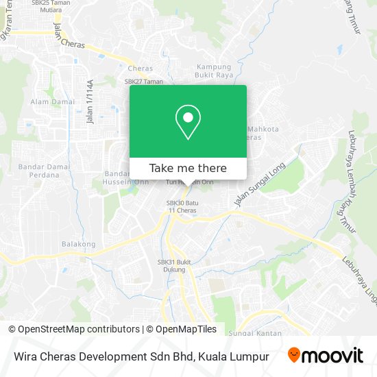 Peta Wira Cheras Development Sdn Bhd