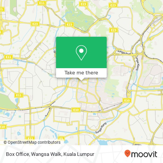 Box Office, Wangsa Walk map