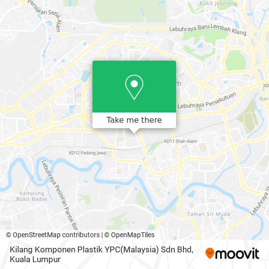 Kilang Komponen Plastik YPC(Malaysia) Sdn Bhd map