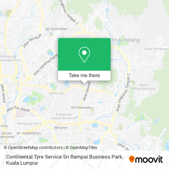 Continental Tyre Service Sri Rampai Business Park map