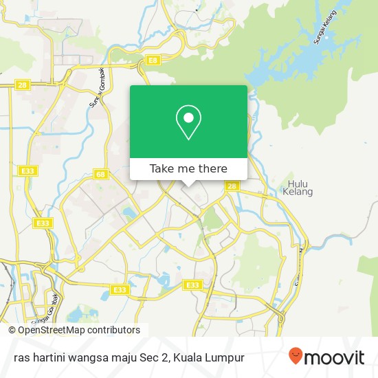 ras hartini wangsa maju Sec 2 map