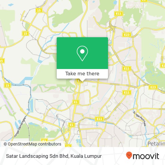 Satar Landscaping Sdn Bhd map