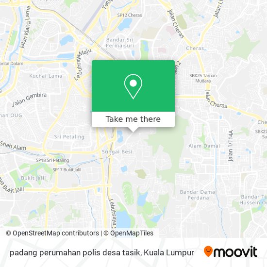 padang perumahan polis desa tasik map