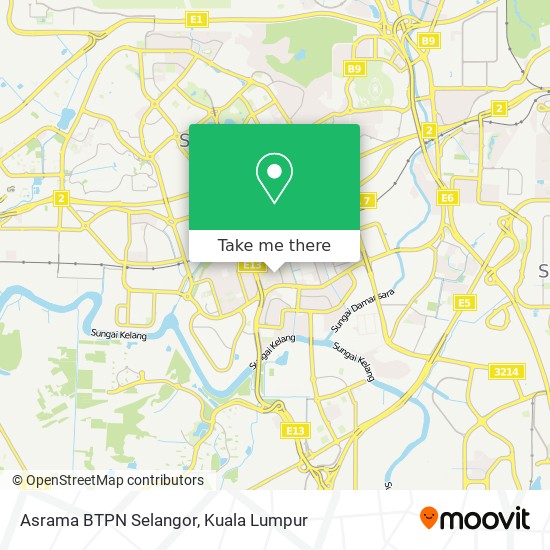 Asrama BTPN Selangor map