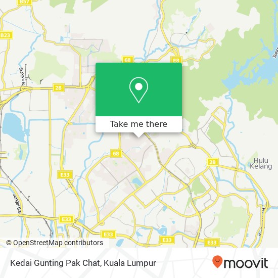Kedai Gunting Pak Chat map