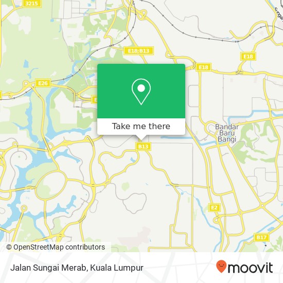 Jalan Sungai Merab map